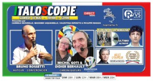 Italoscopie, programme du 18/05/2024
