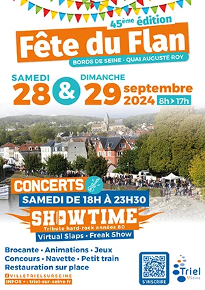 Fête du Flan à Triel-sur-Seine les 28 et 29 septembre