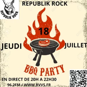 BBQ party pour Republik rock du 18/07/2024