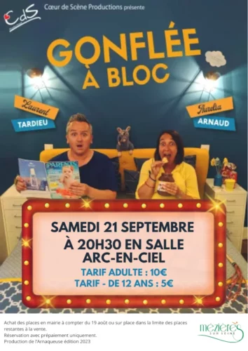 "Gonflée à bloc" théâtre à Mézières-sur-Seine le 21/09/2024