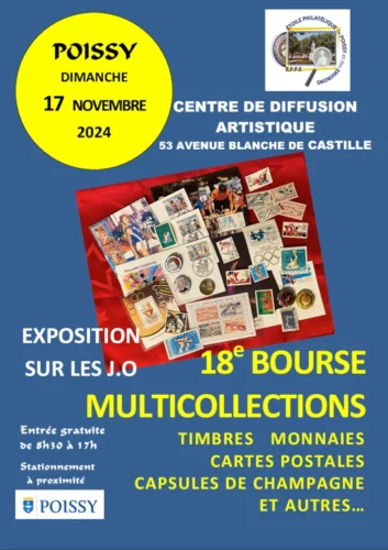 18ème bourse multi-collections à Poissy le 17/11/2024