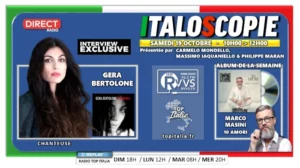 Italoscopie, programme du 19/10/2024