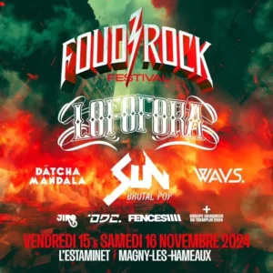 Le festival Foud'rock invité de Republik rock d'octobre 2024