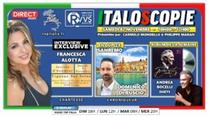 Italoscopie, programme du 02/11/2024