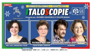 Italoscopie, programme du 07/12/2024